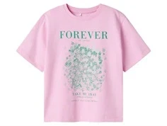 Name It t-shirt pink med forever print